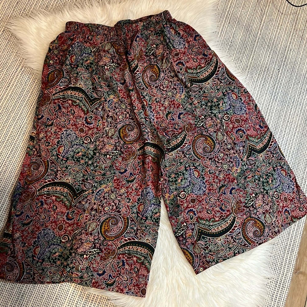 Vintage Summit hill size 12 wide legged crop pants